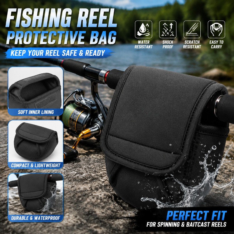 Fishing Rod Spinning - Beschermhoes voor vismolens, draagtas voor molens,