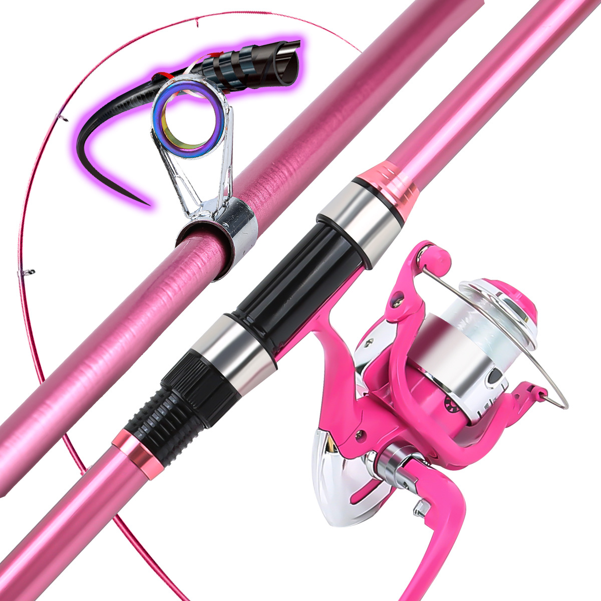 Visset complete set met telesc - Fishing Rod Spinning recensie en prijs