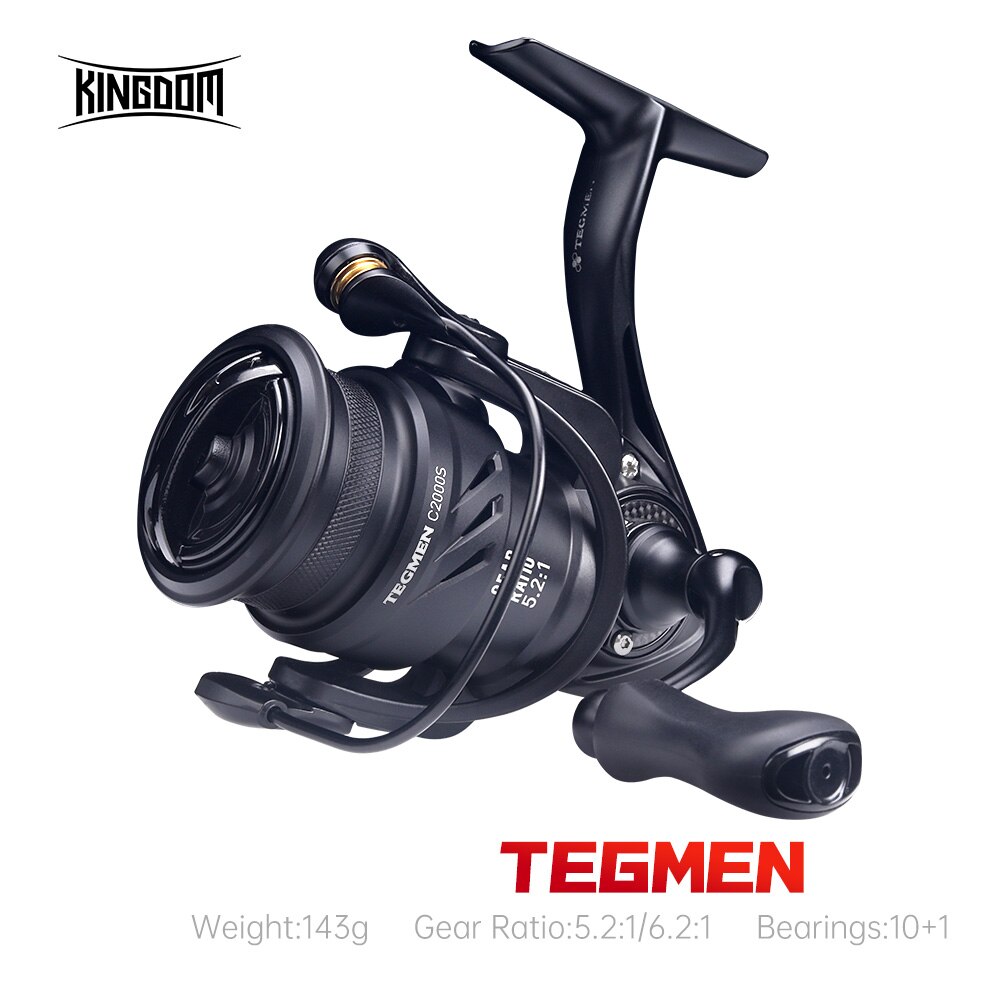 Koninkrijk Tegmen 5.2:1 6.2:1  - Kastking Reel Zephyr recensie en prijs